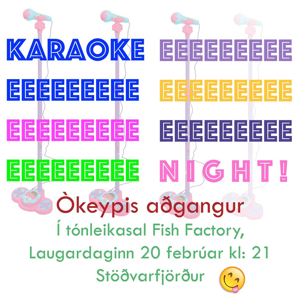 Karaoke Night on 20th of February!